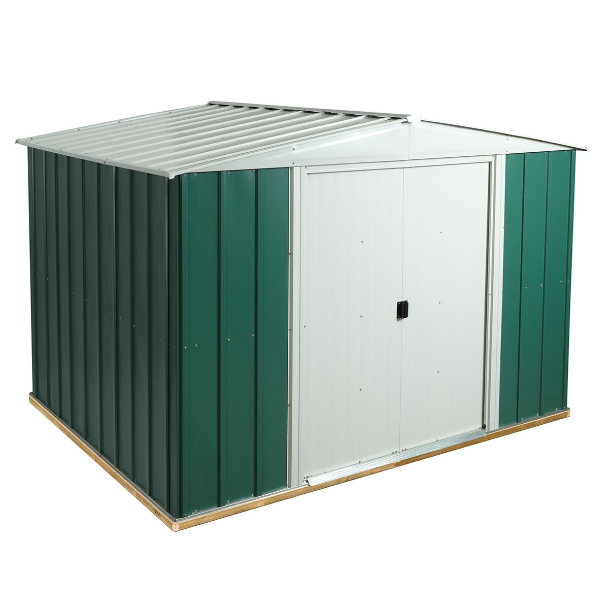 Rowlinson 10 X 8 Greenvale Metal Apex Shed With Floor with dimensions 1200 X 1200