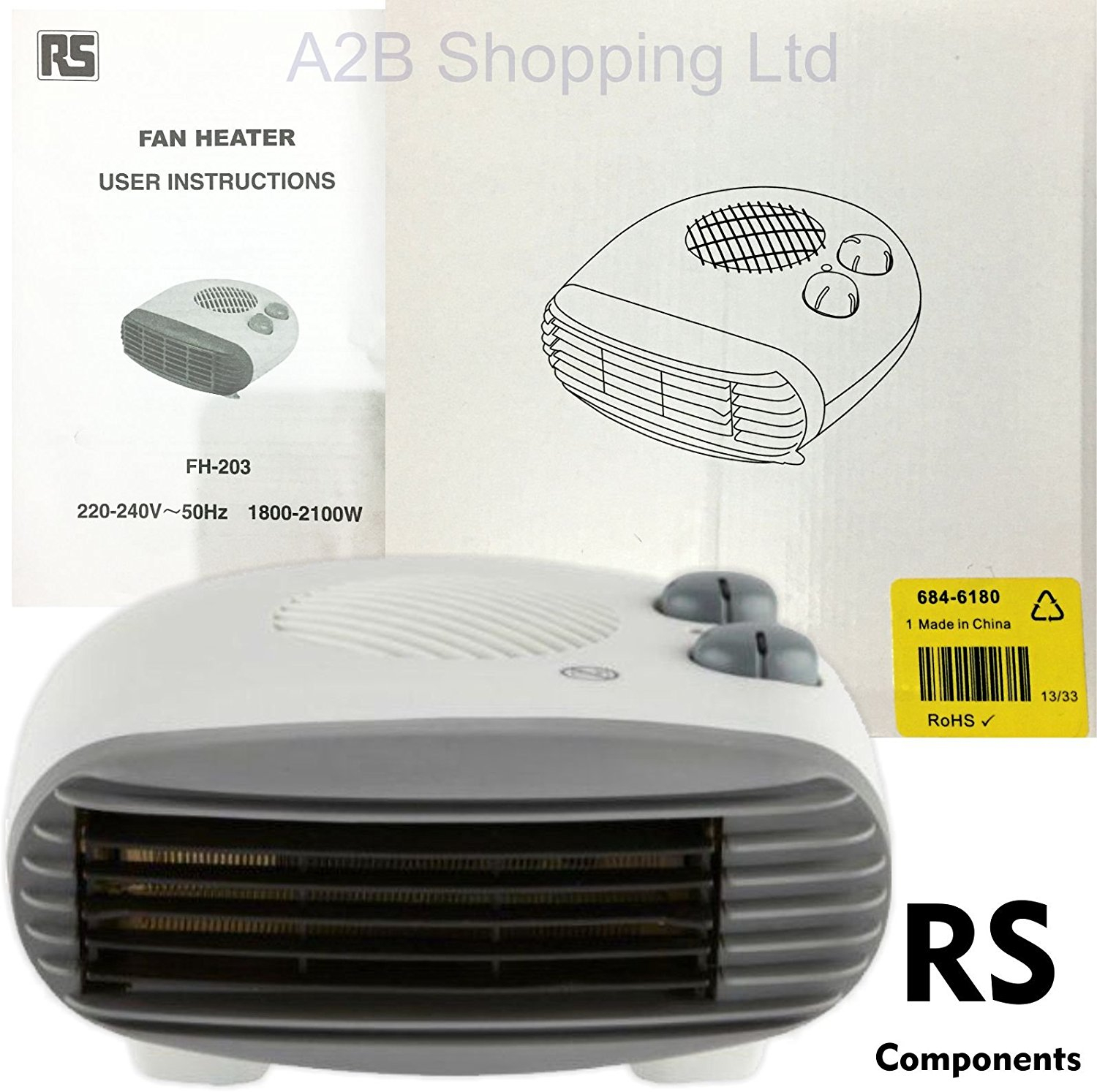 Rs Components 2kw Electric Fan Heater Portable Small Silent Hot Cold Watt 1kw Energy Saving Ce intended for size 1500 X 1494