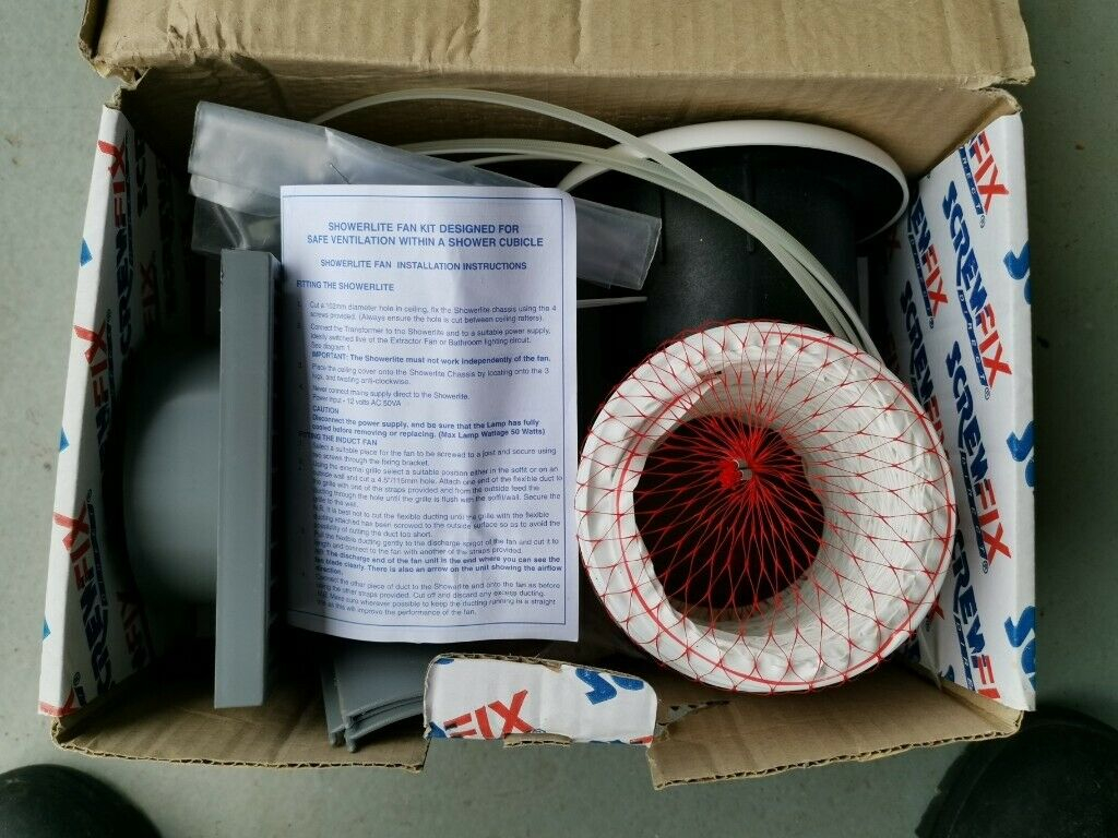 Screwfix Inline Showerlight Fan Kit In Wells Somerset Gumtree in measurements 1024 X 768