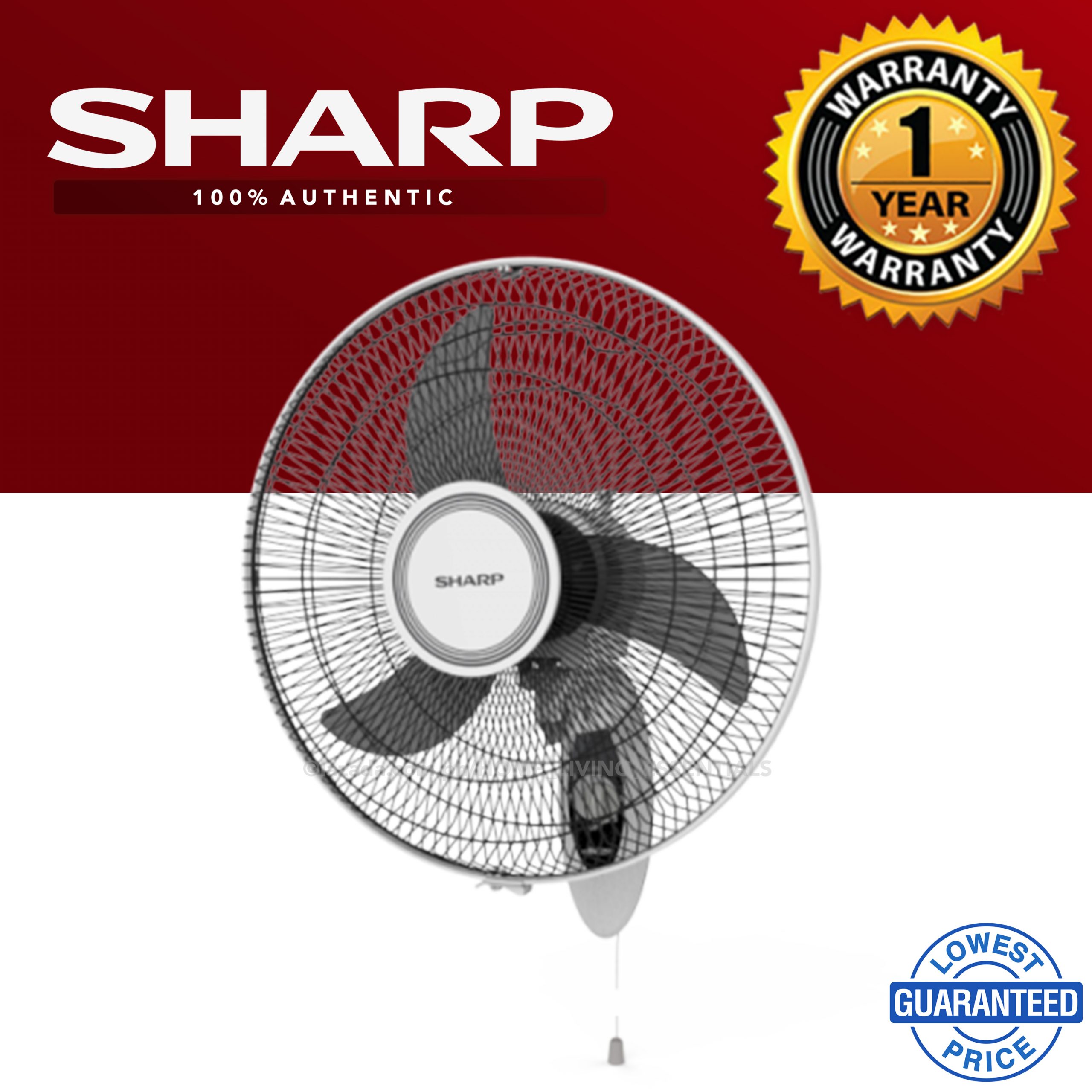 Sharp 16 Inches Wall Fan Pj W161mwh pertaining to dimensions 3000 X 3000