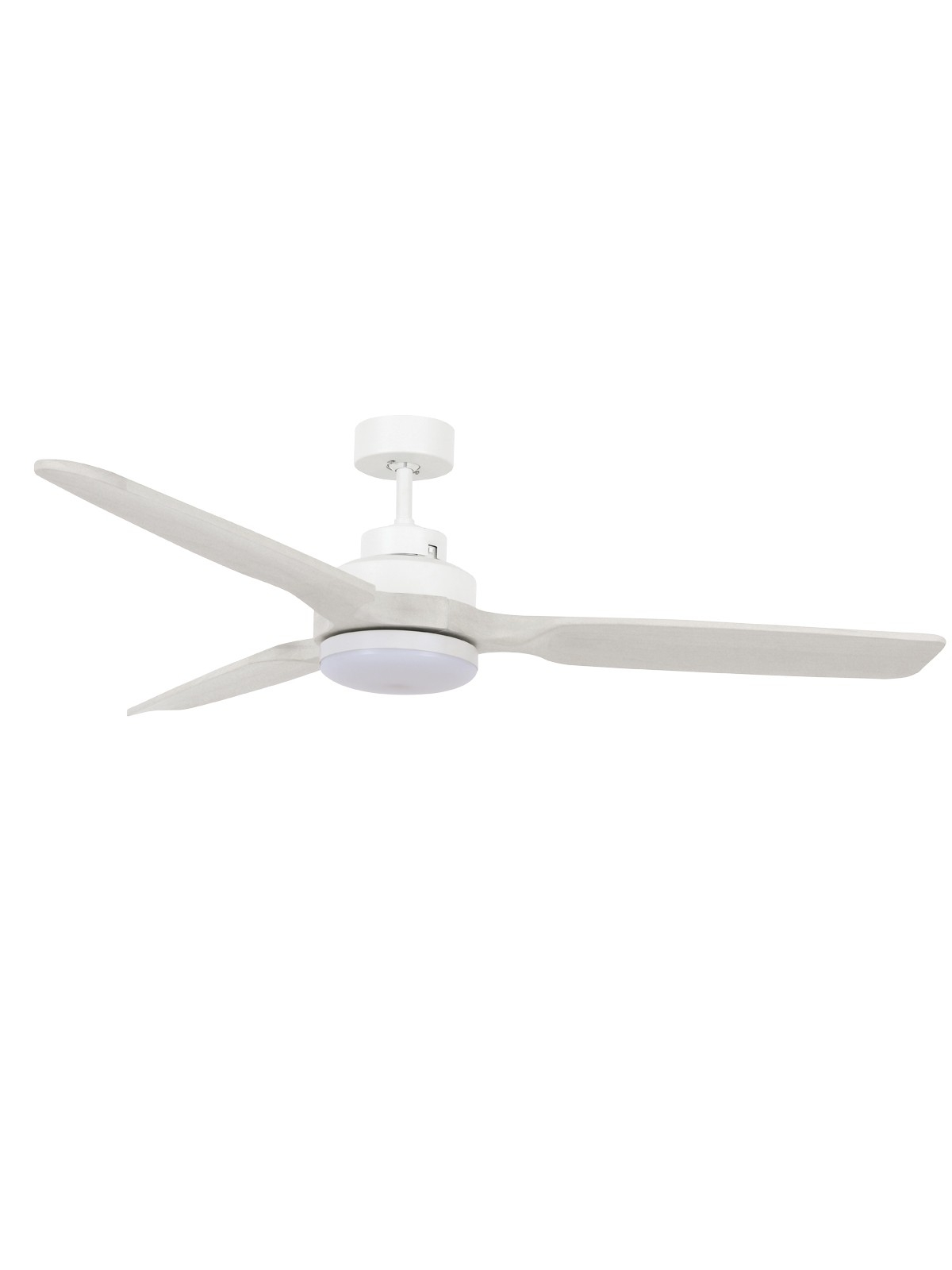 Shoalhaven 142cm 3 Blade Fan And Led Light In Whitewhitewash within measurements 1200 X 1600