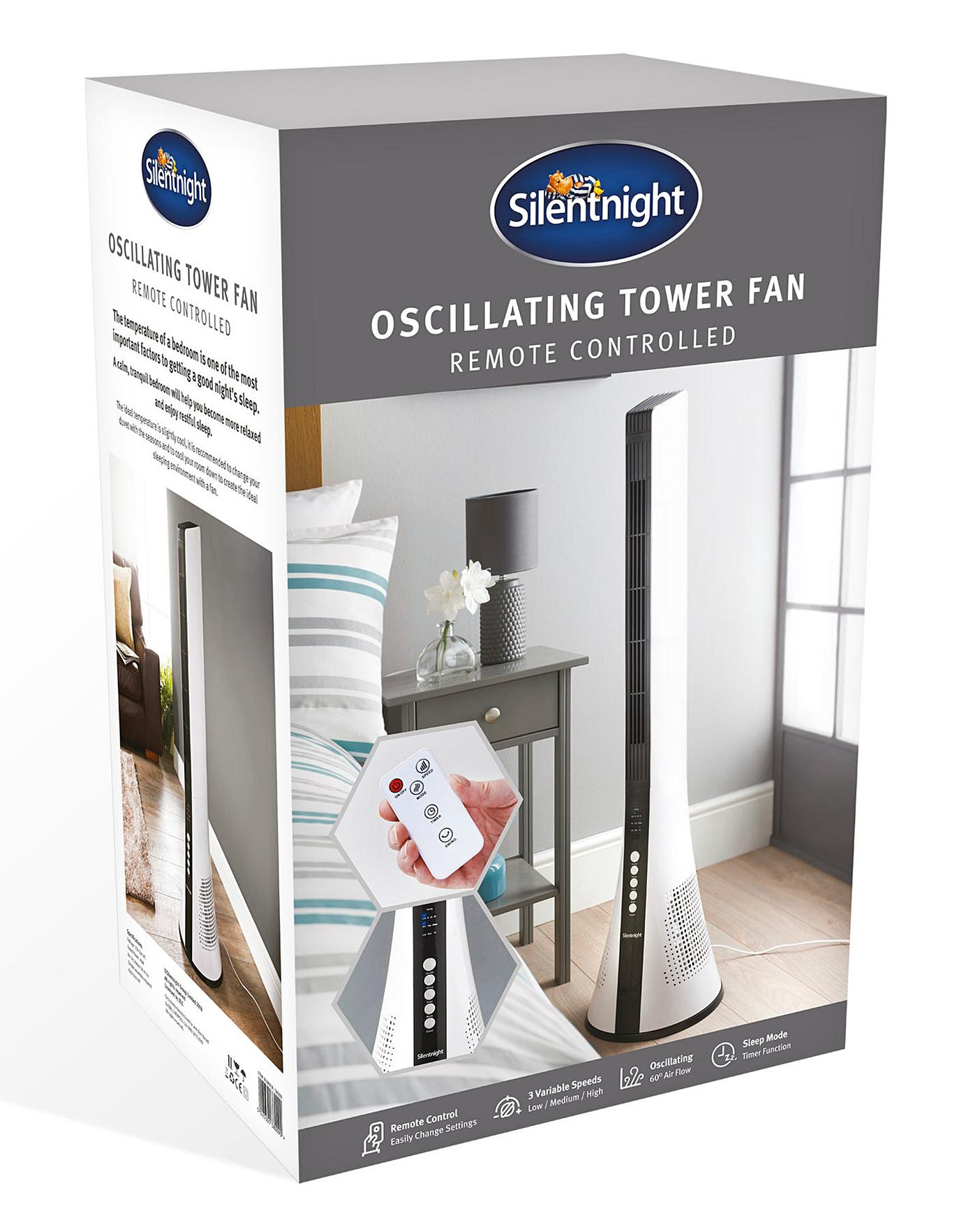 Silentnight Oscillating Tower Fan in size 1404 X 1764