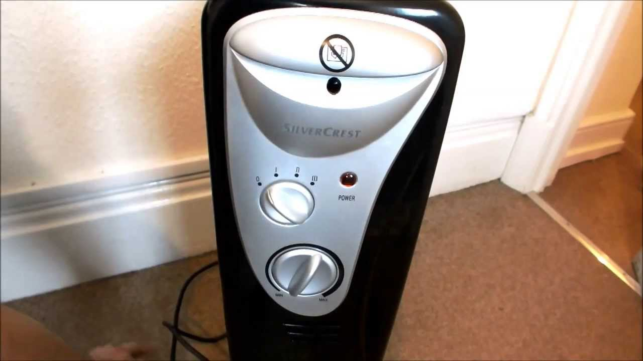 Silvercrest 25kw Electric Oil Filled Radiator With Fan Heater Review Unboxing in dimensions 1280 X 720