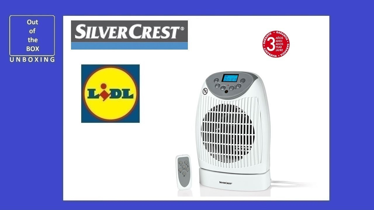 Silvercrest Fan Heater Shlf 2000 D1 Unboxing Lidl 1000w 2000w 80 38 with regard to sizing 1280 X 720