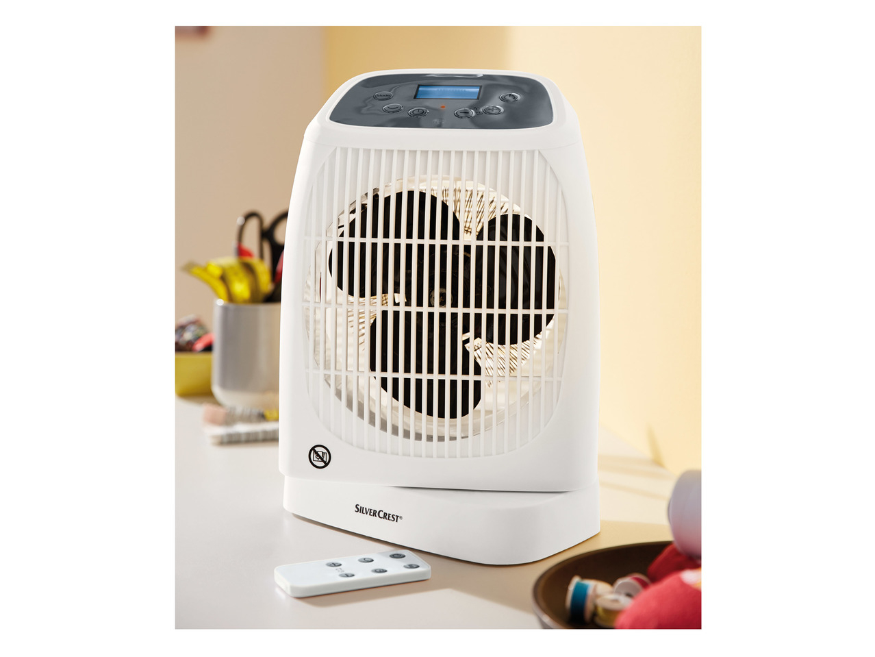 Silvercrest Fan Heater With Remote Control1 Lidl Great with proportions 1278 X 959