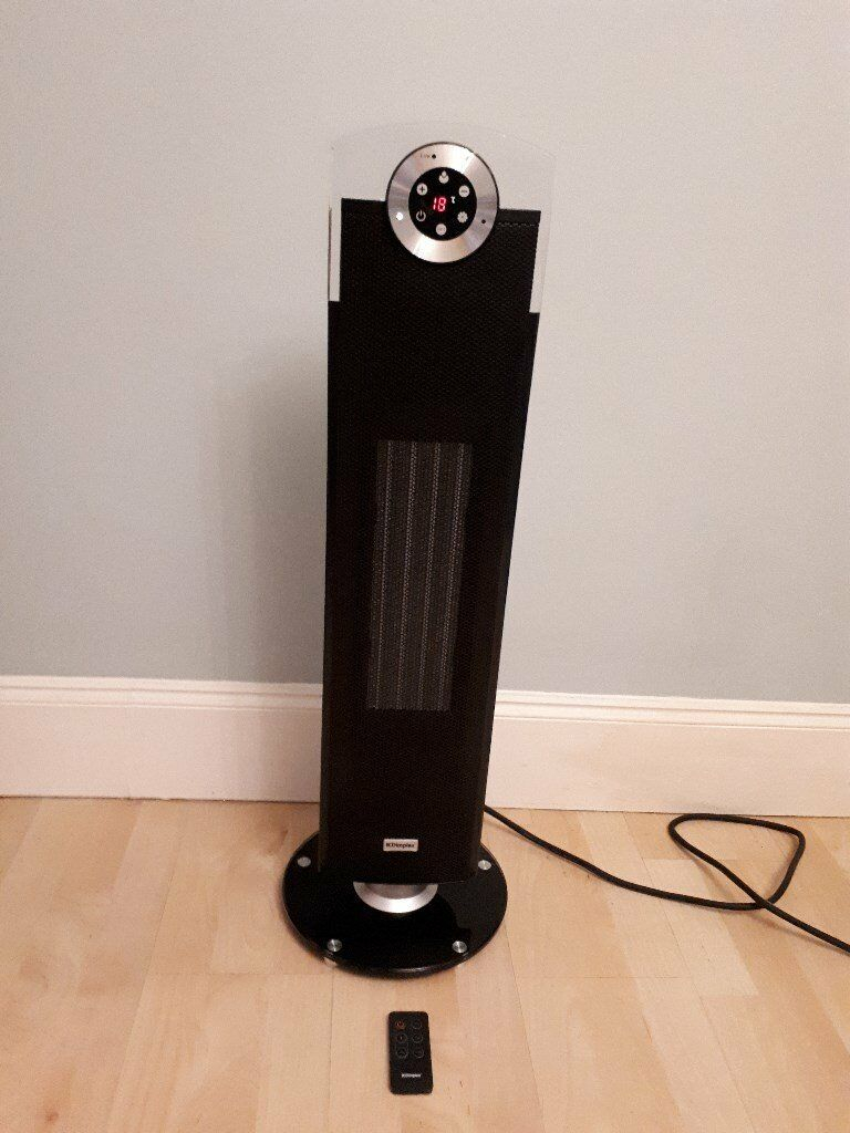 Sleek And Modern Oscillating Ceramic Tower Fan Heater With Remote Control Dimplex Studio G 25kw In Camberley Surrey Gumtree within dimensions 768 X 1024