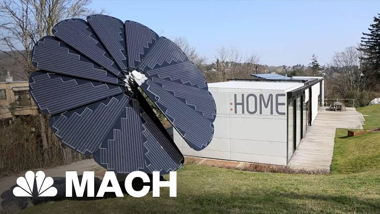 Smartflower Petals Shaped Solar Panel Array Follows The Sun Mach Nbc News for dimensions 1280 X 720