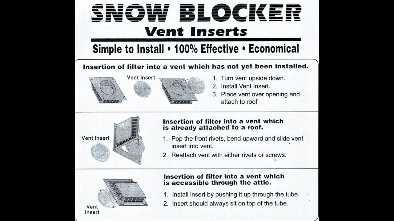 Snow Blocker Roof Vent Installation And Review throughout size 1280 X 720