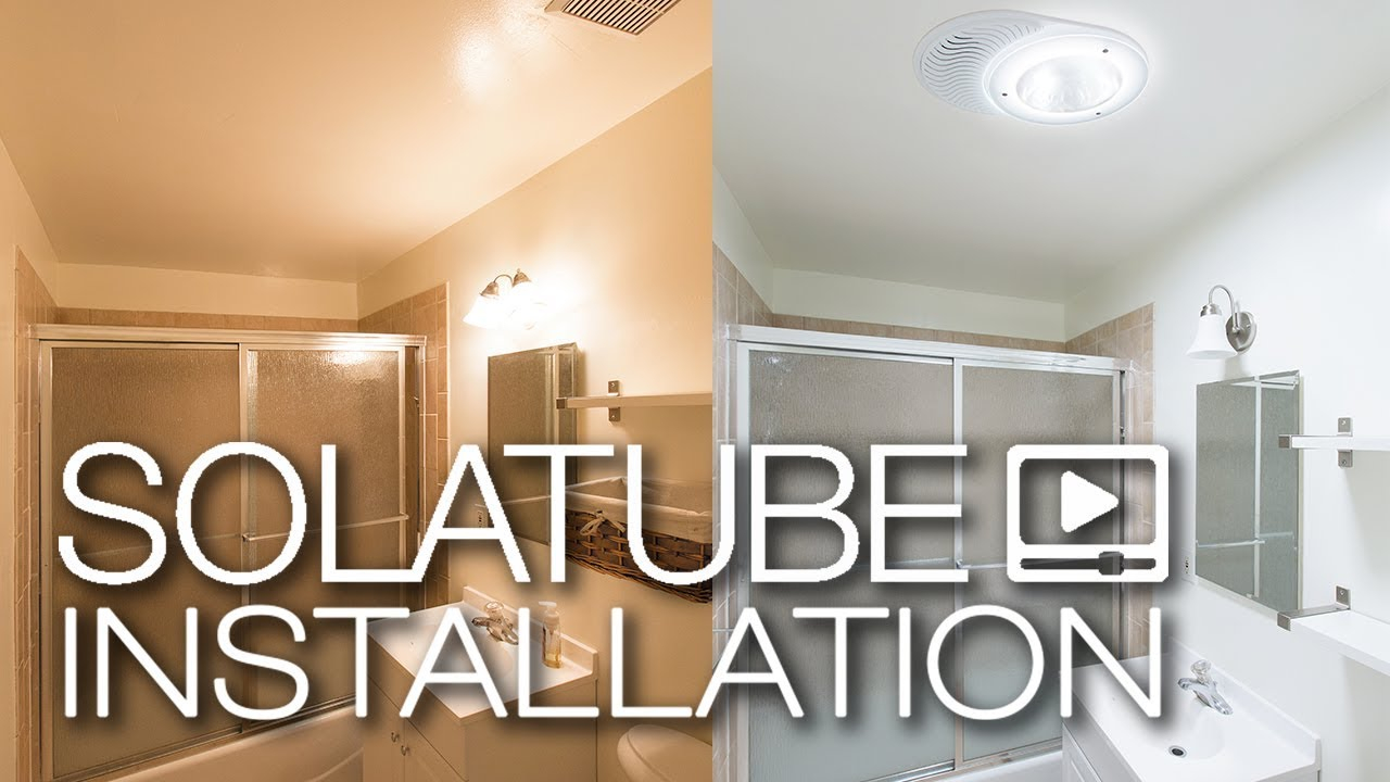 Solatube Installation Solatube 160 Ds Light Kit Vent Kit In Bathroom with regard to proportions 1280 X 720
