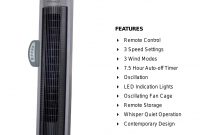 Soleus Air 35 Tower Fan With Remote Control Fc3 35r 12 User pertaining to size 954 X 1235