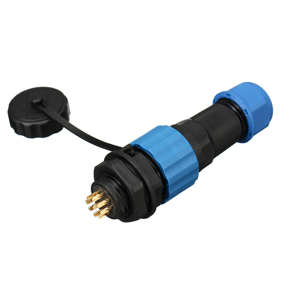 Sp16 Ip68 Waterproof Connector Male Plug Female Socket 9 Pin Panel Mount Wire Cable Connector Aviation Plug in proportions 1000 X 1000