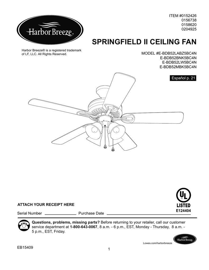 Springfield Ii Ceiling Fan with sizing 791 X 1024