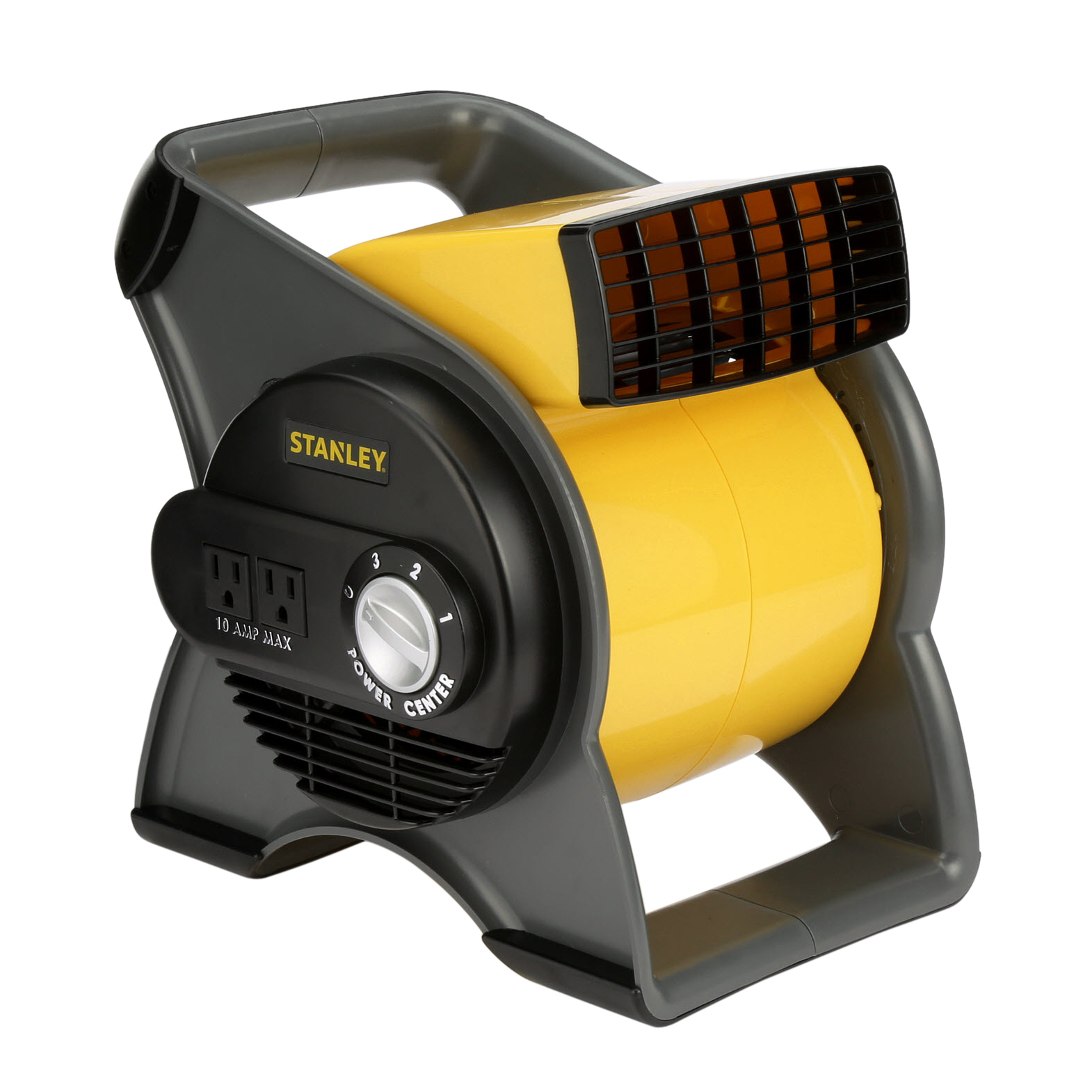 Stanley High Velocity Blower 3 Speed Fan Model 655704 Blackyellow inside measurements 1570 X 1570