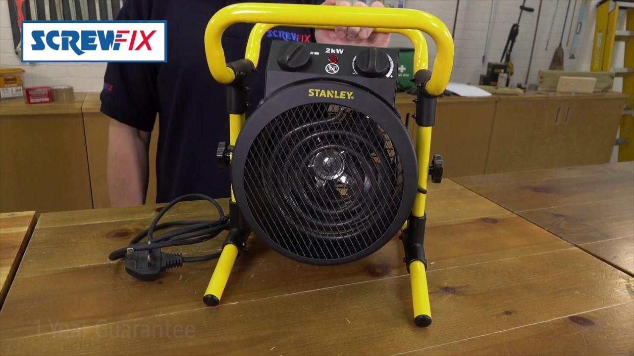 Stanley St 52 241 E Freestanding Fan Heater 2000w Screwfix intended for size 1280 X 720