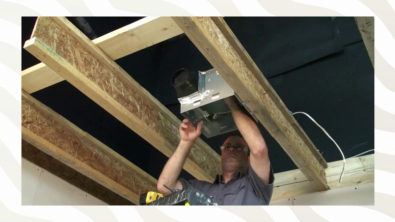 Stelpro Bathroom Fan Installation Against Joist Or I Beam in sizing 1280 X 720