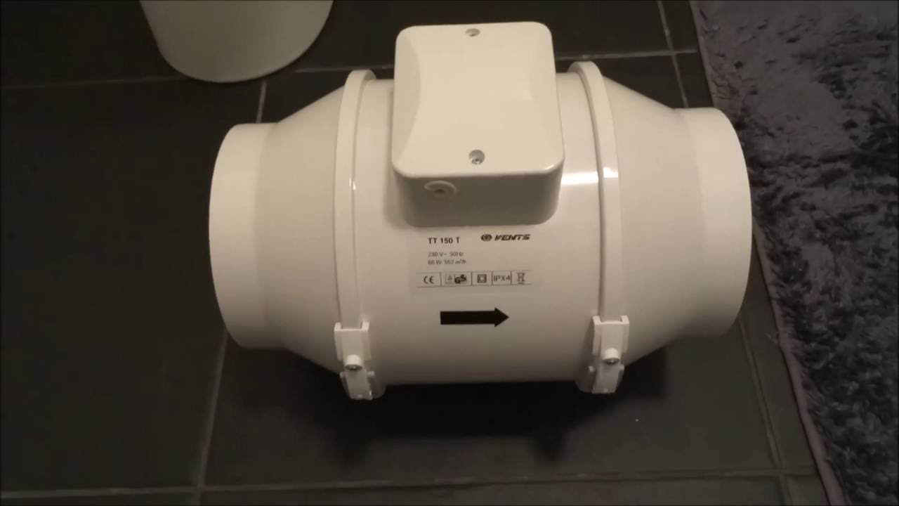 Stop Steam In A Bathroom Fitting A High Powered Inline Fan Extraction Rate 552m3h throughout sizing 1280 X 720