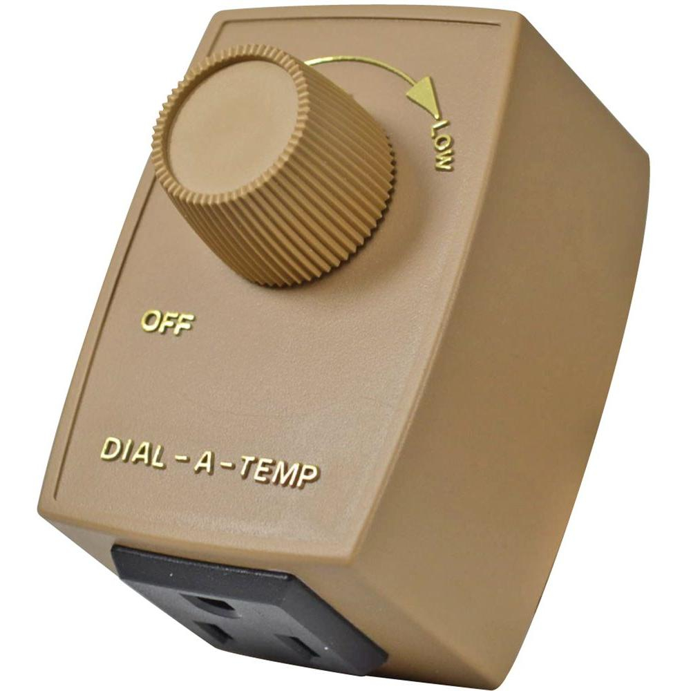 Suncourt 25 Amp Variable Speed Fan Control With Plug In Brown regarding dimensions 1000 X 1000