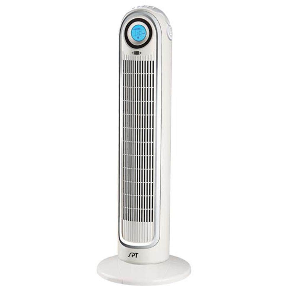 Sunpentown Tower Fan With Ionizer And Backlight Lcd Display for size 967 X 967