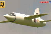 Supersonic 1940s Miles M52 Rc Electric Ducted Fan Jet Ultrahd And 4k inside sizing 1280 X 720