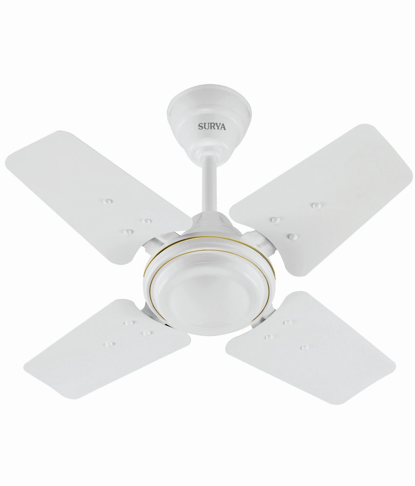 Surya 24 Sparrow Air Cf 600mm Ceiling Fan White intended for proportions 850 X 995