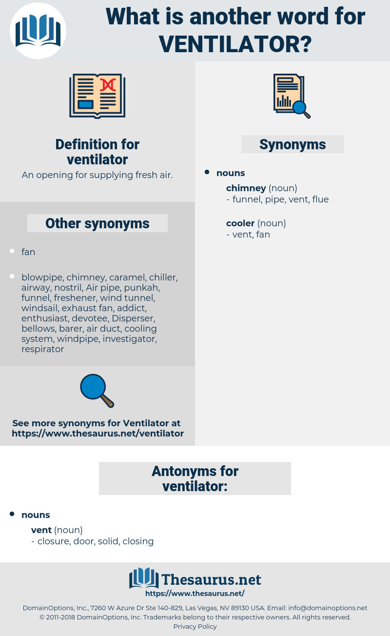 Synonyms For Ventilator Antonyms For Ventilator Thesaurus with regard to proportions 800 X 1304