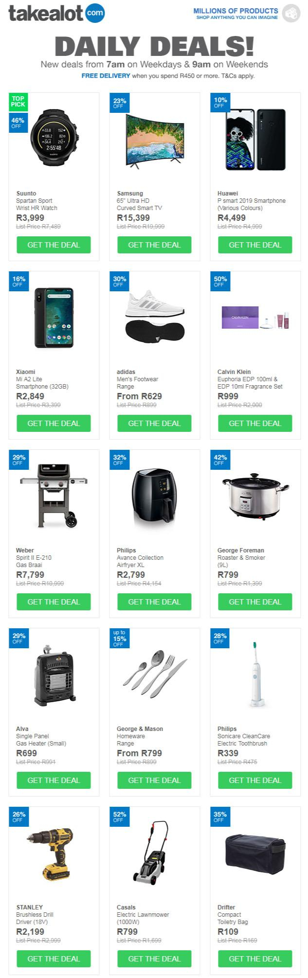 Takealot Daily Deals 15 May 2019 While Stocks Last throughout dimensions 633 X 2011