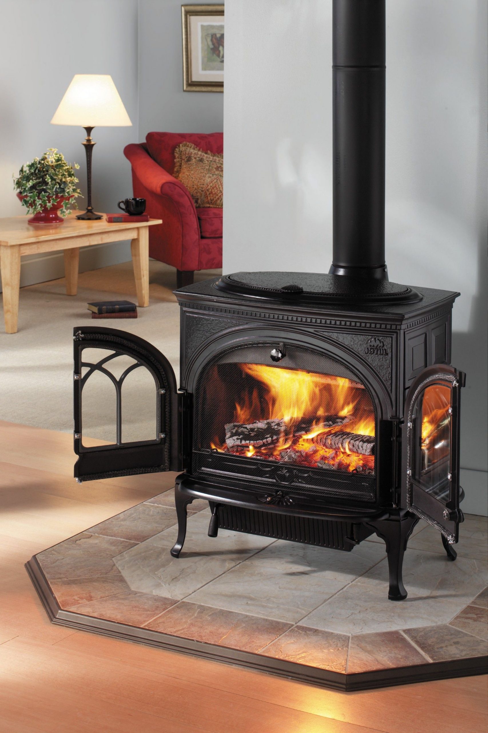 The Jotul F 600 Firelight Cb Is A Furniture Quality Cast inside proportions 1772 X 2658