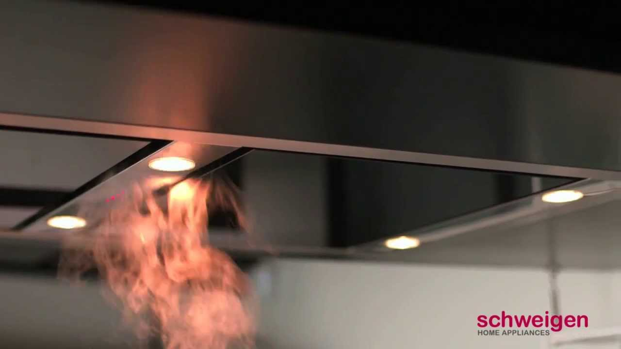 The Quiet Kitchen Show Schweigen Silent Overhead Range Hood with regard to proportions 1280 X 720