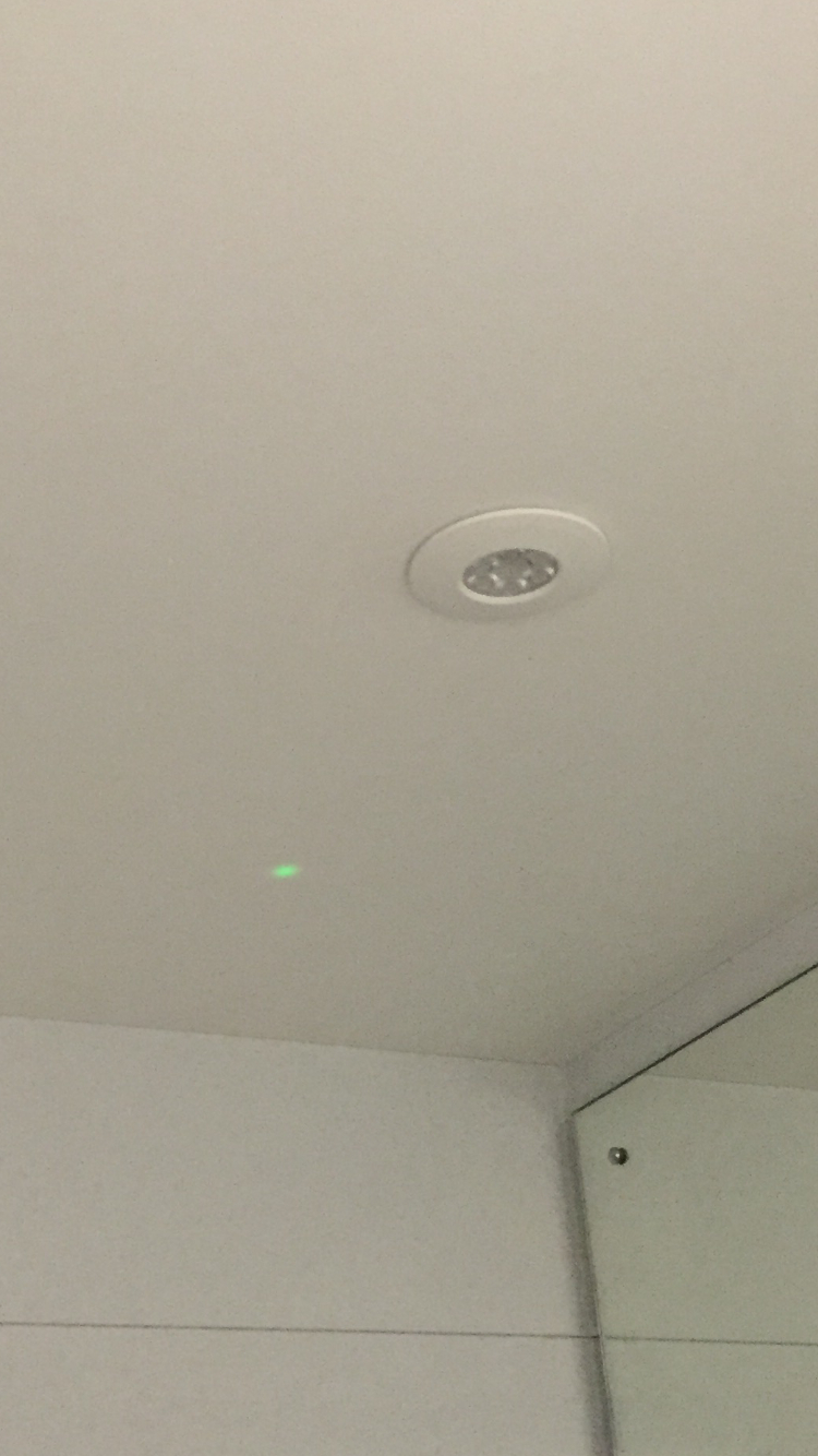 There Is A Mysterious Green Light On The Ceiling Of My throughout dimensions 750 X 1334