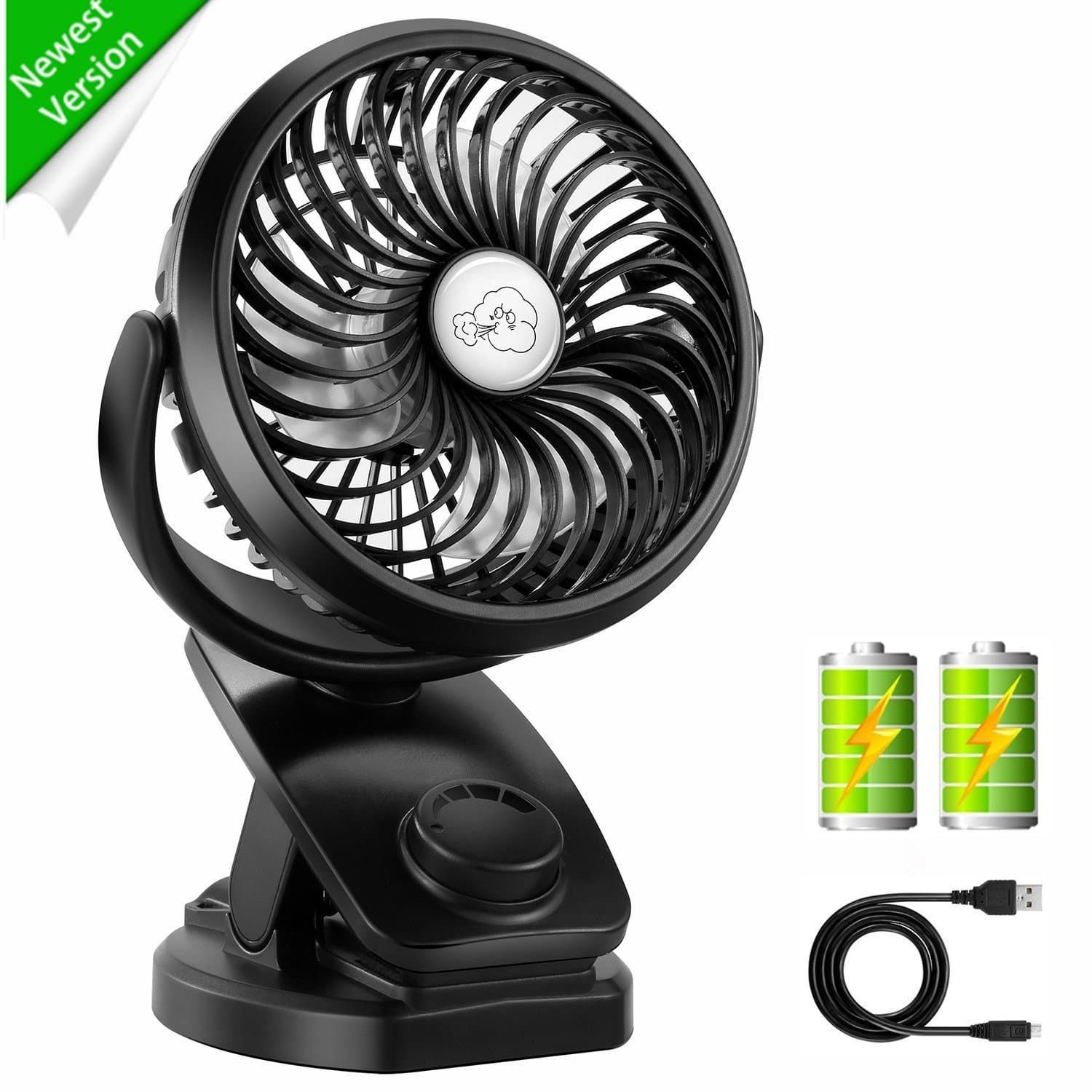 Top 10 Best Portable Clip On Fans In 2019 Stroller Fan throughout measurements 1500 X 1500