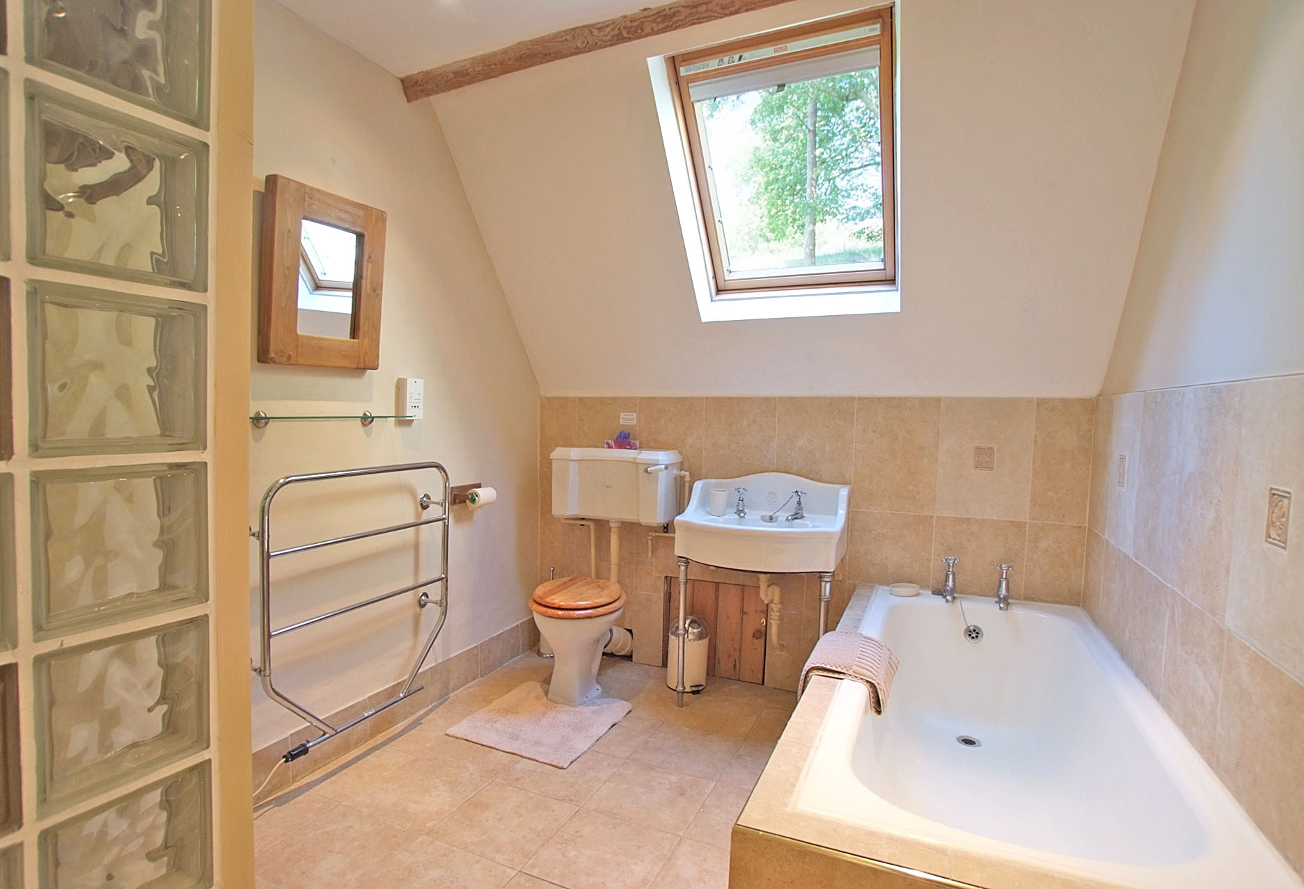 Top Floor Bathroom Tarn House Luxury 8 Person Cottage In with regard to size 1873 X 1278