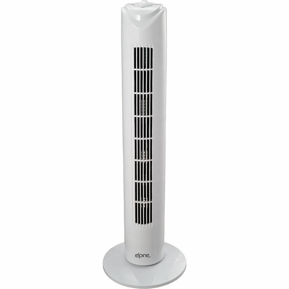 Tower Cooling Fan White 3 Speed Column Oscillating Electric 50w Low Noise 29 Uk with size 1000 X 1000