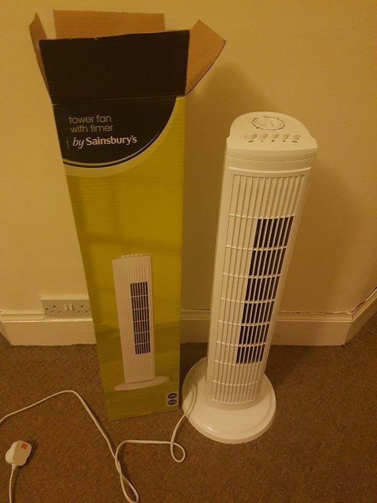 Tower Fan With Timer Sainsburys In Gorgie Edinburgh Gumtree throughout measurements 768 X 1024