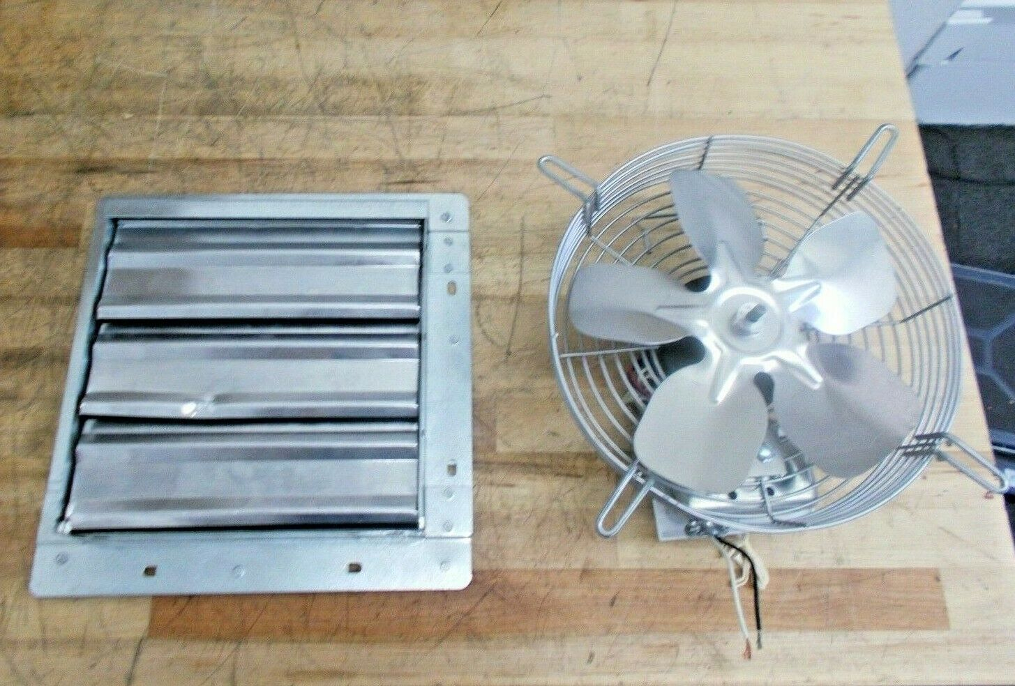 Tpi Shutter Mounted Direct Drive Exhaust Fan10 112hp 680cfm 120v 1a Ce10ds inside proportions 1455 X 984