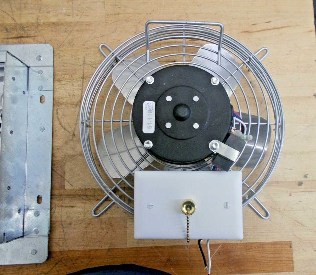 Tpi Shutter Mounted Direct Drive Exhaust Fan10 112hp 680cfm 120v 1a Ce10ds inside size 1338 X 1165