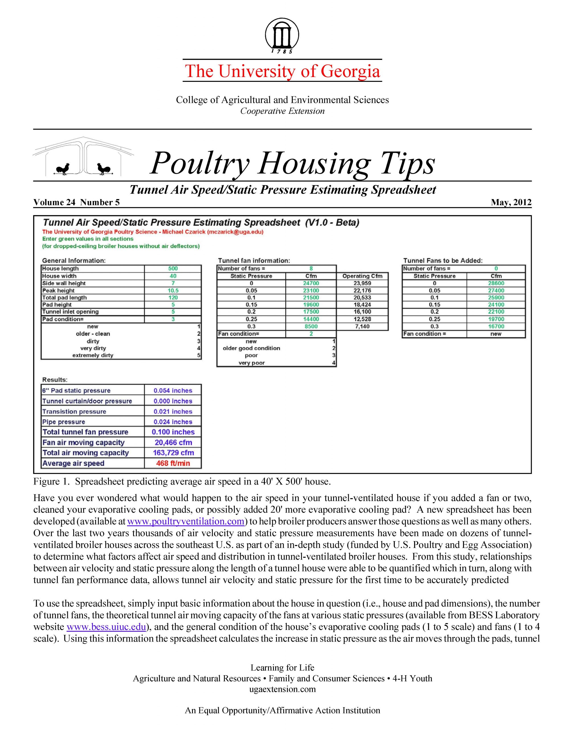 Tunnel Air Speedstatic Pressure Estimating Spreadsheet intended for proportions 4089 X 5280