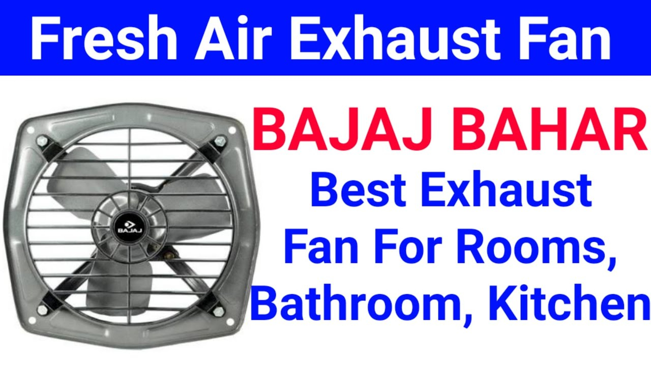 Unboxing Bajaj Bahar Fresh Air Exhaust Fan Best For Kitchen Bathroom Rooms Etc in proportions 1280 X 720