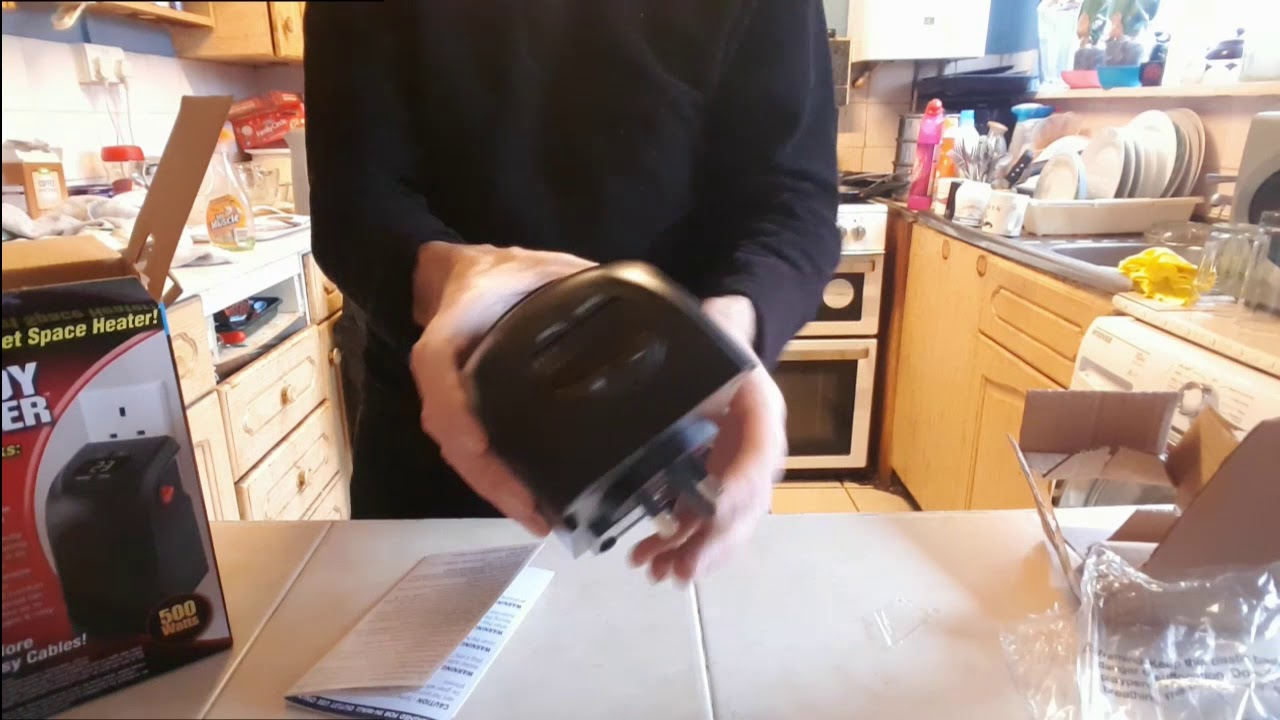 Unboxing Of A Mini Ceramic Fan Heater With Punch in dimensions 1280 X 720
