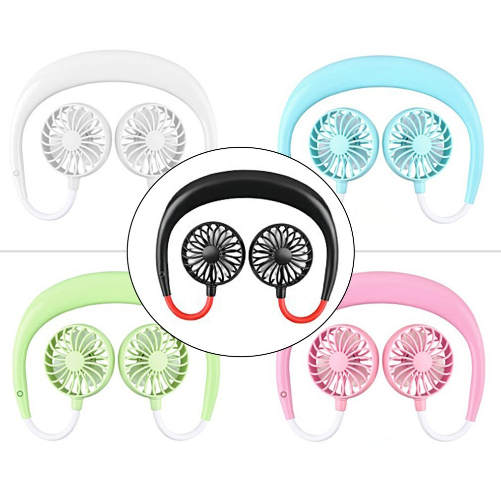 Us 1166 Creative Hanging Neck Fan Portable Lazy Charging Small Fan Wearable Usb Mini Hanging Neck Sports Fan In Fans From Home Appliances On with dimensions 1010 X 1010