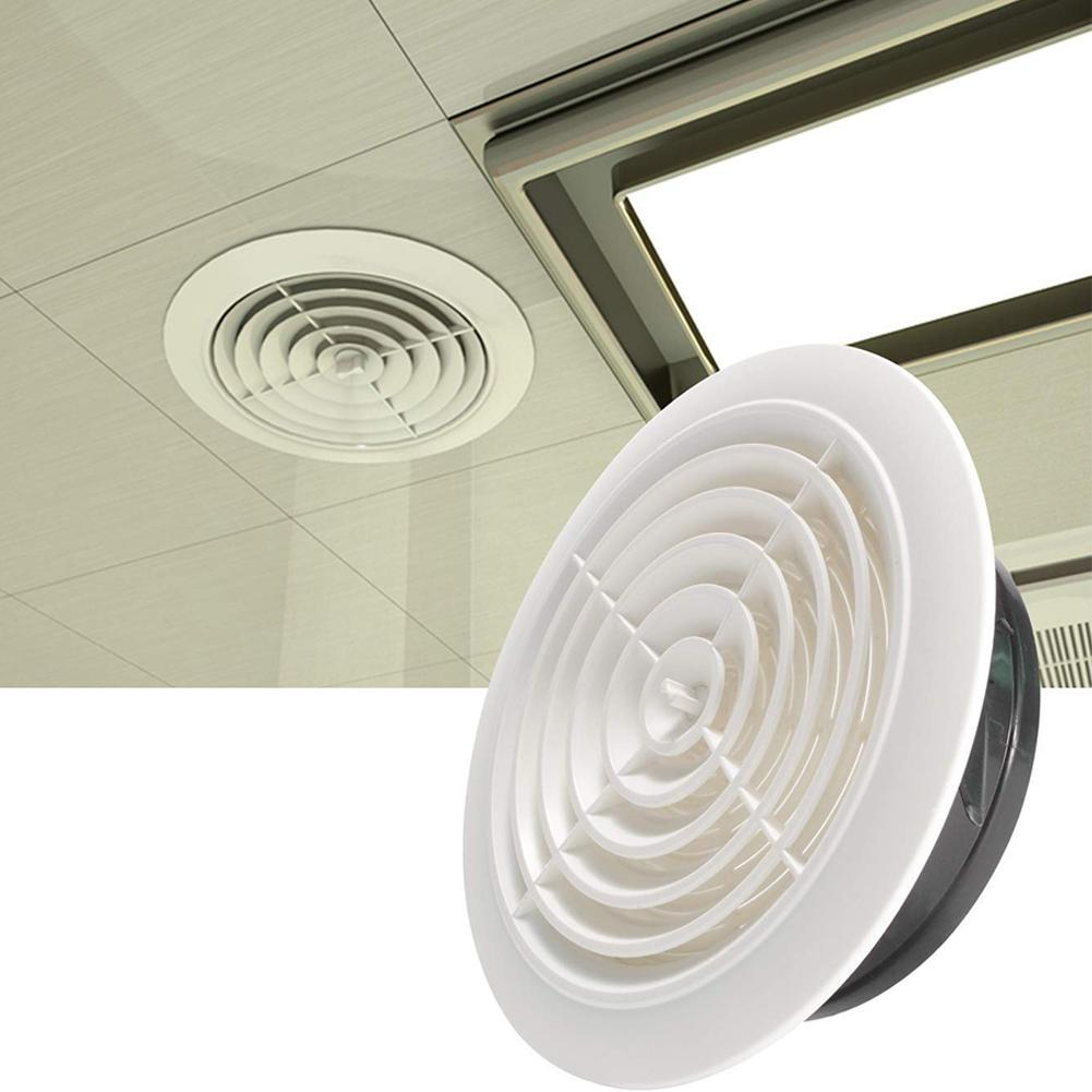 Us 135 28 Off1pc 3456 Inch Louver Air Vent Grille Exhaust Fan Outlet Ceiling Wall Mount Round Bathroom Indoor Fresh Air Cooling Ventsvents within dimensions 1001 X 1001