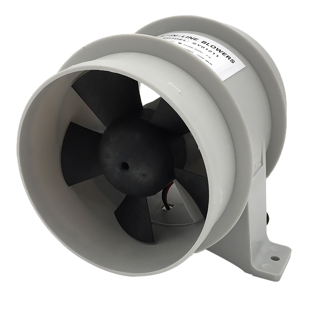 Us 2086 25 Off12v 40a Abs Tenang Blower Tahan Air 4 Inci Diameter Tinggi Air Flow In Line Blower Marine Lambung Kapal Perahu Motor Blower In for sizing 1024 X 1024