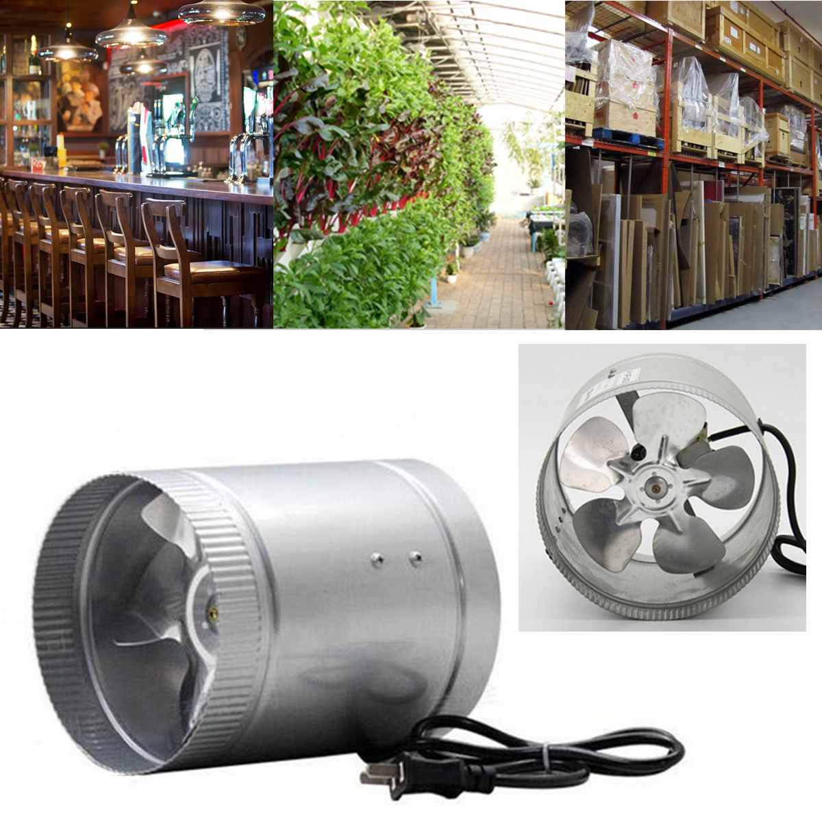 Us 2419 46 Off4 100cfm Air Duct Fan Low Noise Inline Booster Fan For Kitchen Bathroom For Grow Room Ventilation 12w 2600rpmexhaust Fans intended for size 1200 X 1200