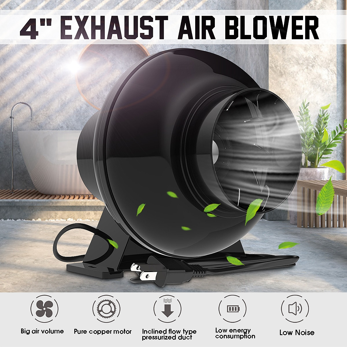 Us 2846 46 Off4 Inch Exhaust Fan 220v Inline Duct Extractor Air Booster Fan Ventilation Exhaust Air Blower Wall Ventilator Fan Home in dimensions 1200 X 1200