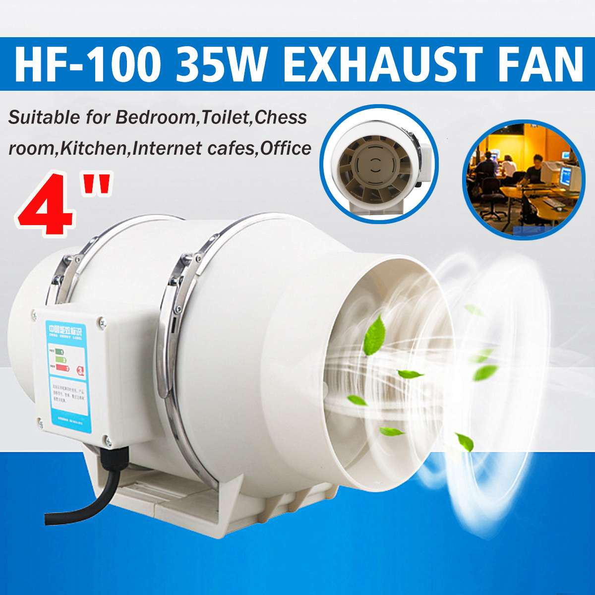 Us 313 42 Offnewest 220v Low Noise Inline Duct Hydroponic Air Blower Fan Exhaust Fan For Home Bathroom Ventilation Vent And Grow Room 4 for dimensions 1200 X 1200