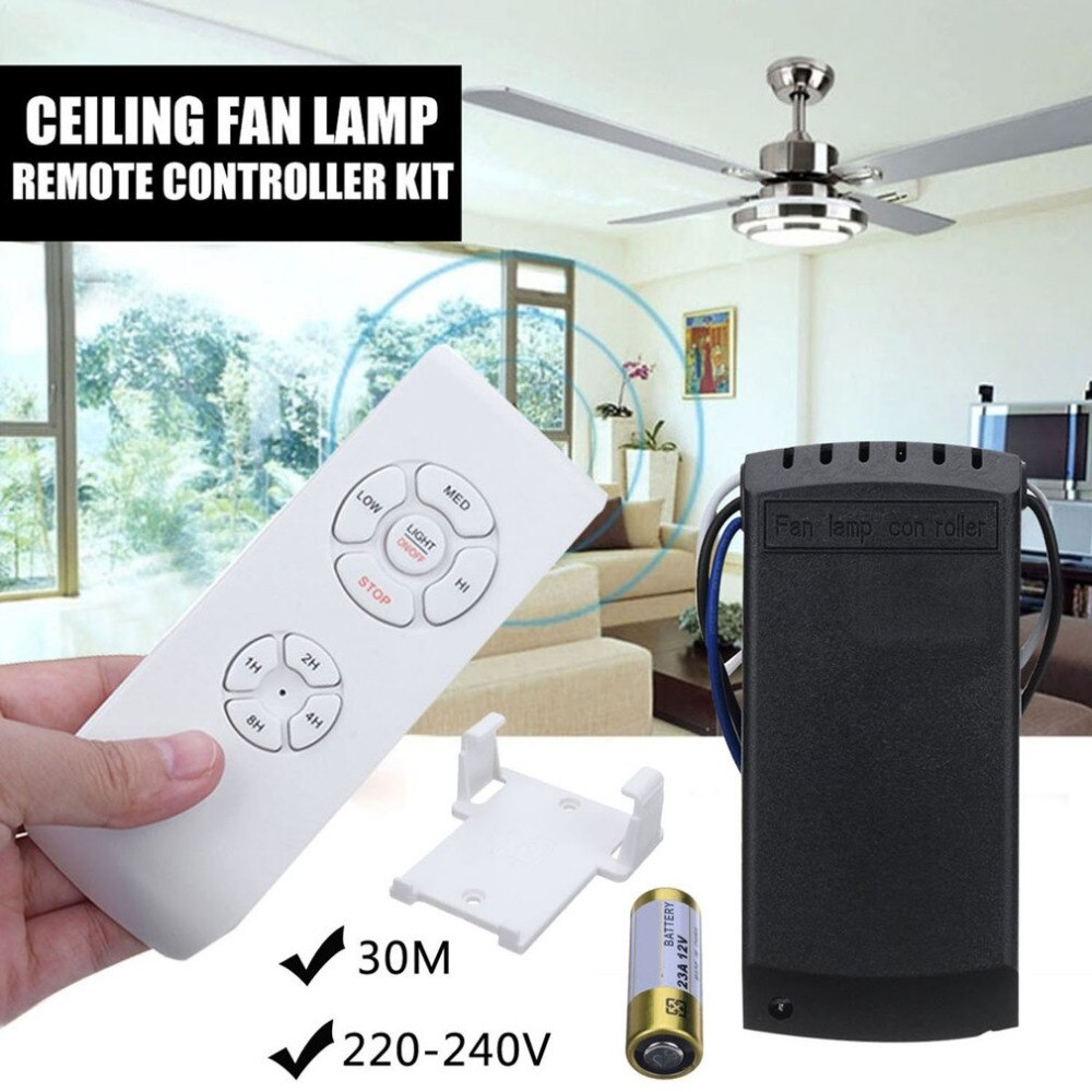 Us 489 30 Offuniversal Ceiling Fan Light Remote Control Set Timing Wireless Control Switch Adjustable Wind Speed Transmitter Receiver In Switches for size 1000 X 1000