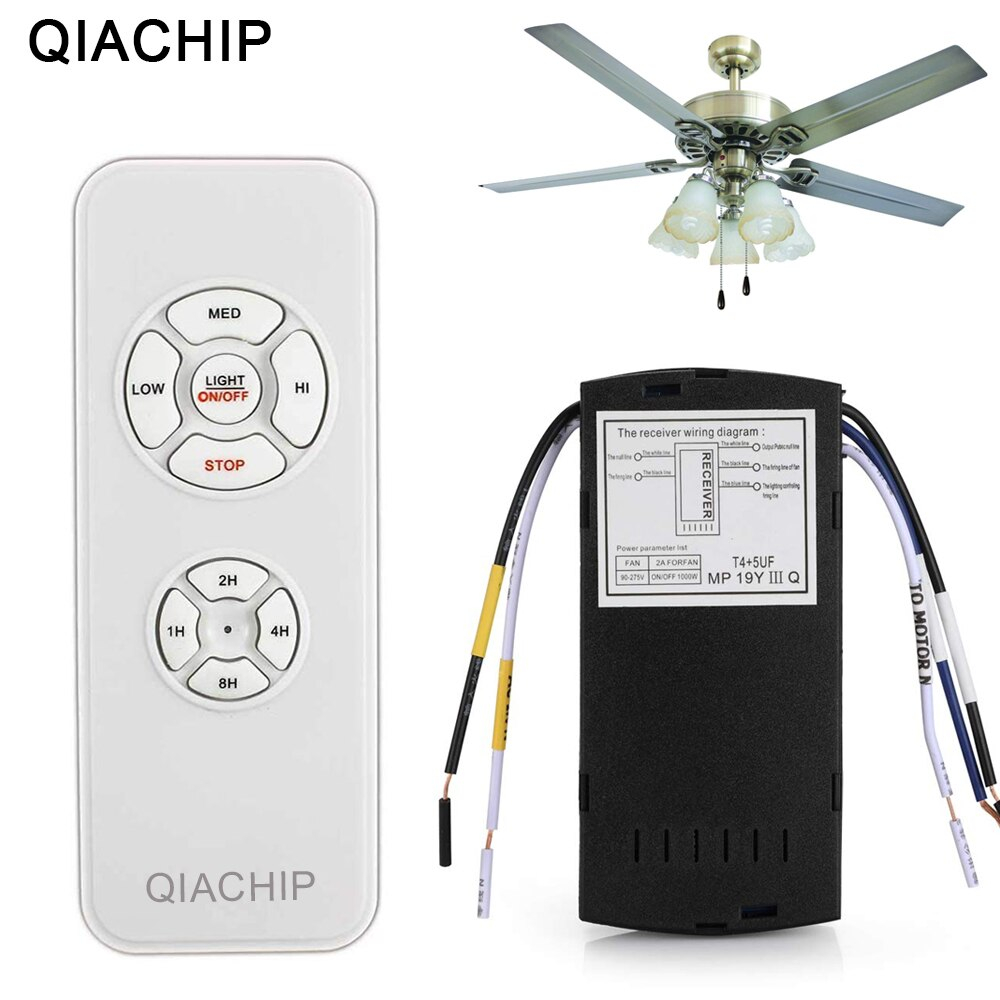 Us 6038 3 Offqiachip Universal Ceiling Fan Lamp Remote Control Kit Ac 110 240v Timing Control Switch Adjusted Wind Speed Transmitter in dimensions 1000 X 1000