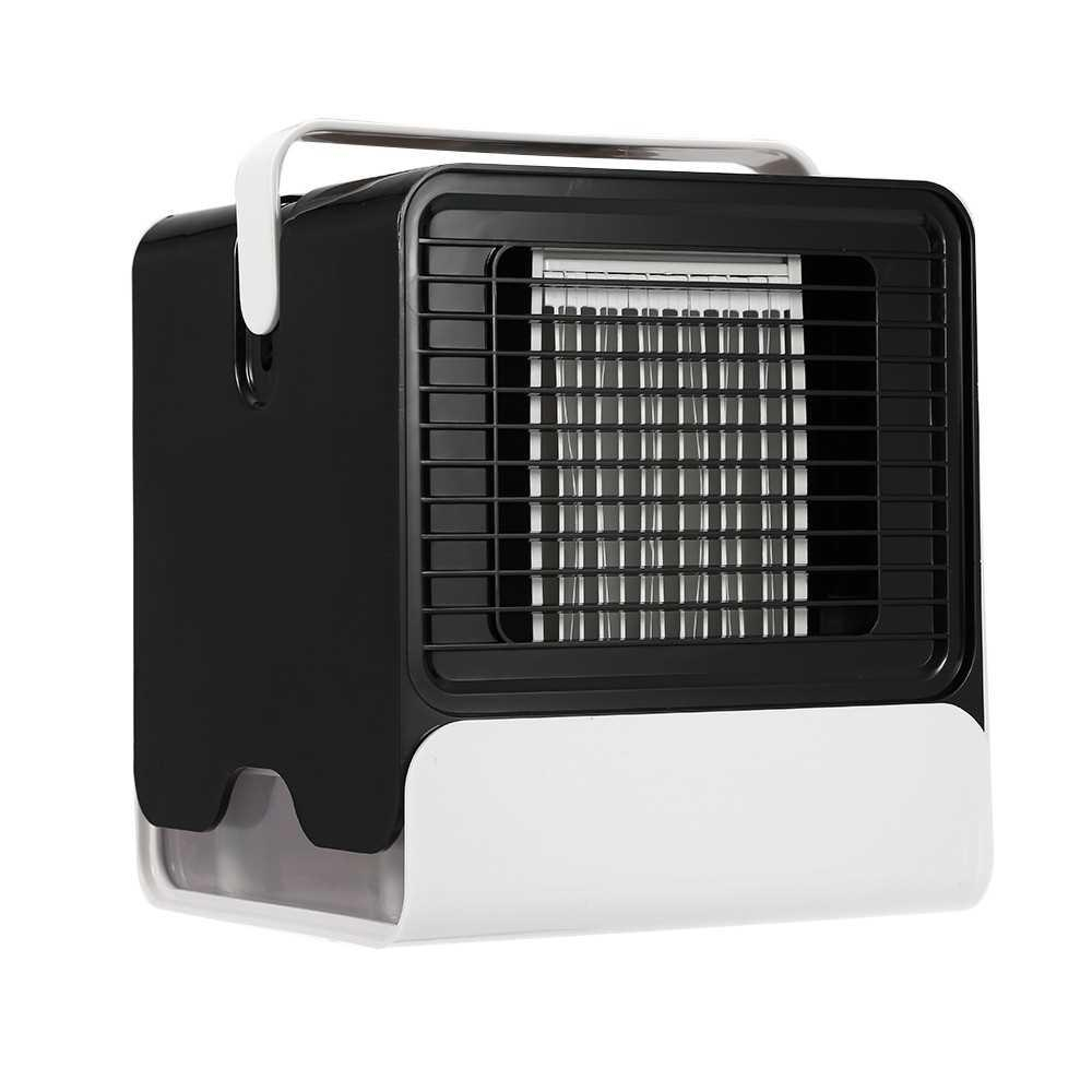 Usb Mini Fan Arctic Air Ultra Compact Portable Air Cooler Mini Air Conditioner Led Night Light Black pertaining to size 1000 X 1000