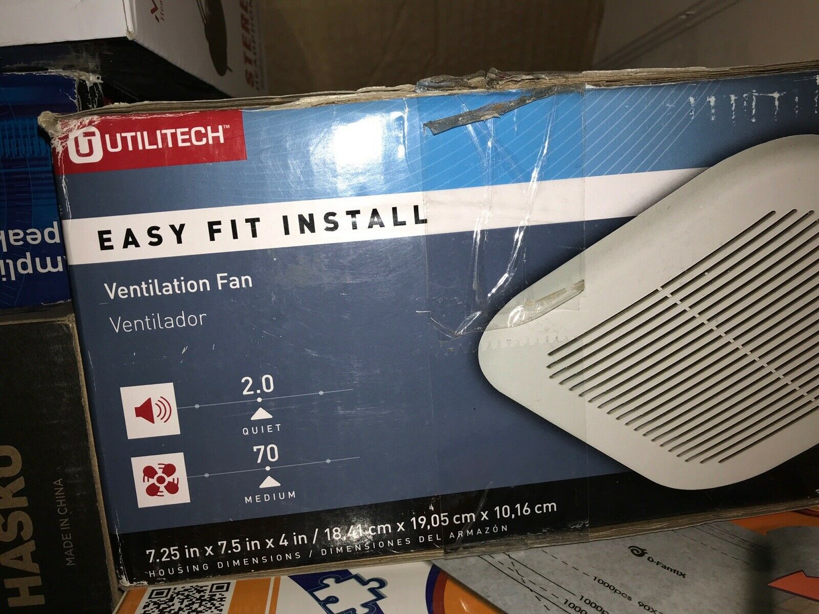 Utilitech Easy Fit Install Ventilation Fan Model 7111 04 L throughout size 1600 X 1200