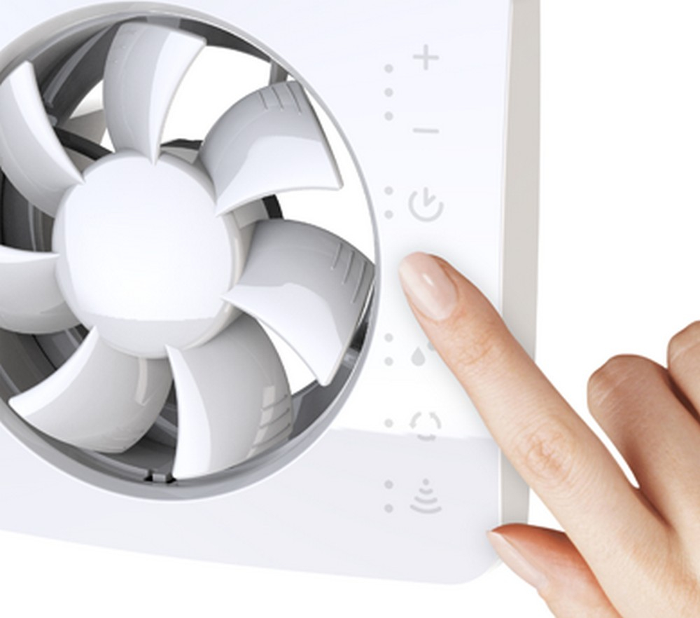 Vent Axia Pure Air Sense 100mm Fan With Odour Sensor Bluetooth Control Humidistat And Timer in measurements 1000 X 882