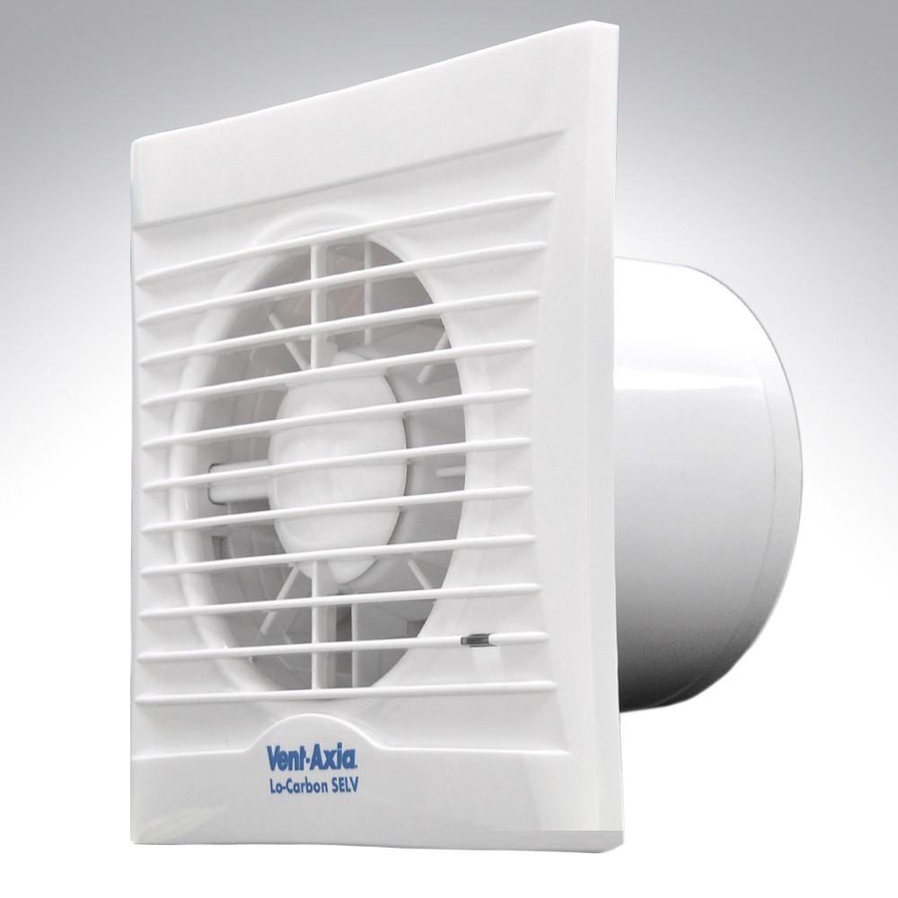 Vent Axia Silhouette 100t 4 Inch Extractor Fan With Timer with proportions 1000 X 1000